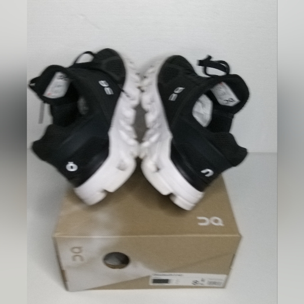 On Running Black and White Sneakers - Picture 4 of 8